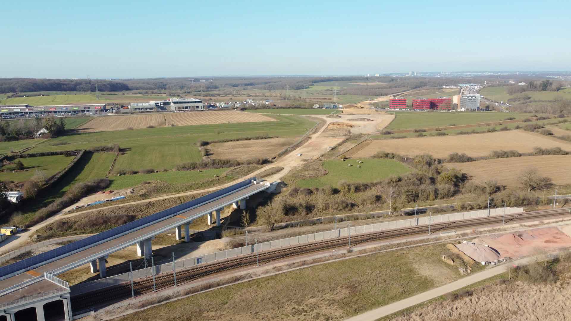 Nouvelle ligne ferroviaire BettembourgLuxembourg Félix